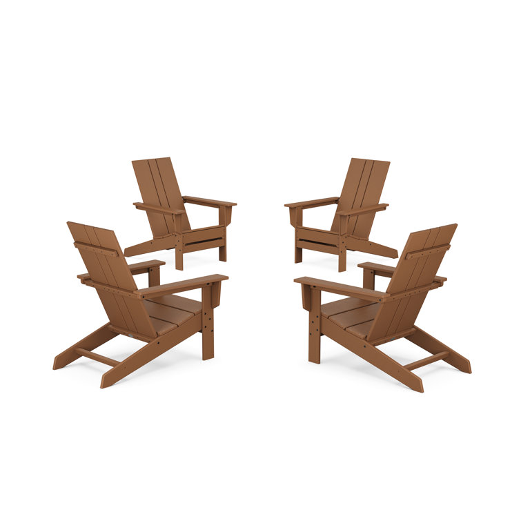 Set of four online adirondack chairs